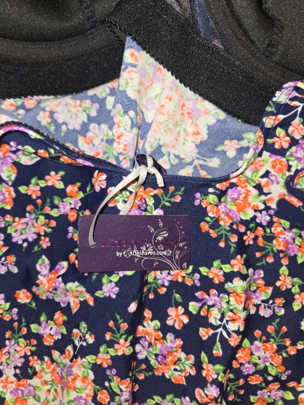 NWT Figleaves Floral Underwire Halter One Piece Swimsuit 34FF Full Bust - Picture 5 of 5